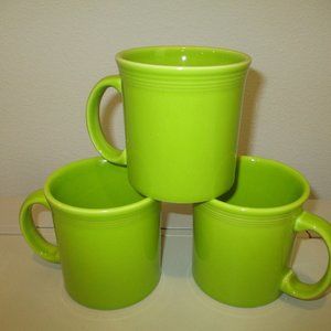 Lot of 3 FIESTAWARE Lemongrass Java Mugs